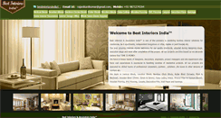 Desktop Screenshot of bestinteriorsindia.com