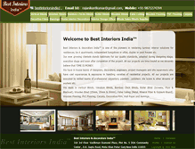 Tablet Screenshot of bestinteriorsindia.com